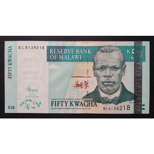 Malawi 50 Kwacha 2009 UNC