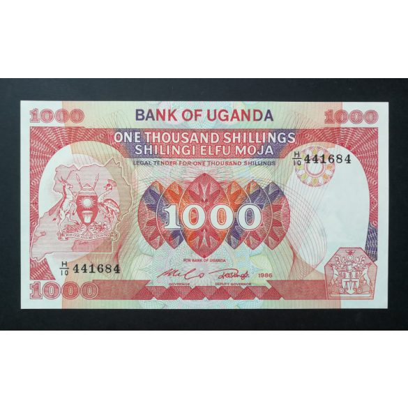 Uganda 1000 Shillings 1986 UNC