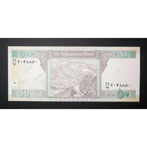 Afganisztan 50 Afghanis 2019 UNC