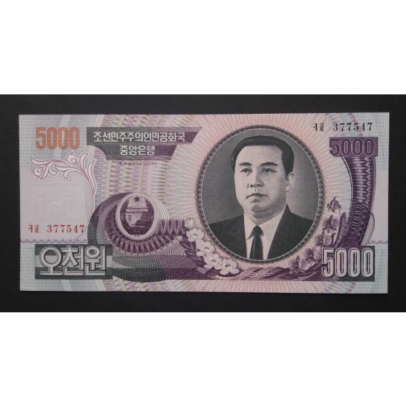 Észak-Korea 5000 Won 2006 UNC