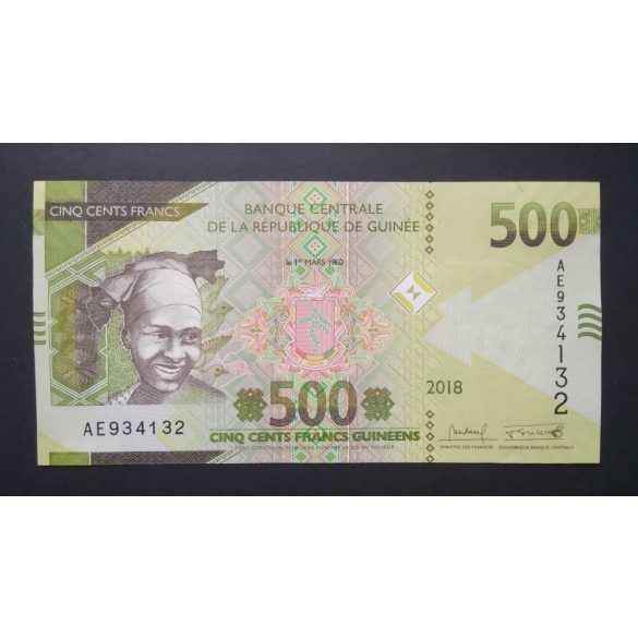 Guinea 500 Francs 2018 UNC