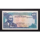 Kenya 20 Shillings 1978 UNC 