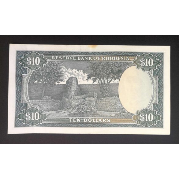Rodézia 10 Dollars 1975 VF