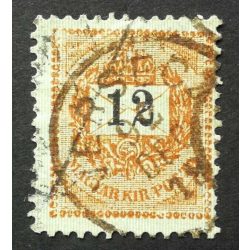  Hungary 1889 Letter, black cipher 12 kr. perf. 12:11 3/4 Versecz used