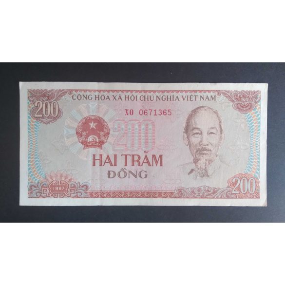 Vietnam 200 Dong 1987 VF