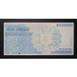 Iran 1 Million Rials 2009 UNC