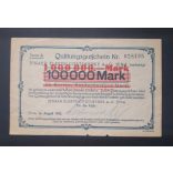 Németország Jena 100000/1 millió Mark 1923 F 