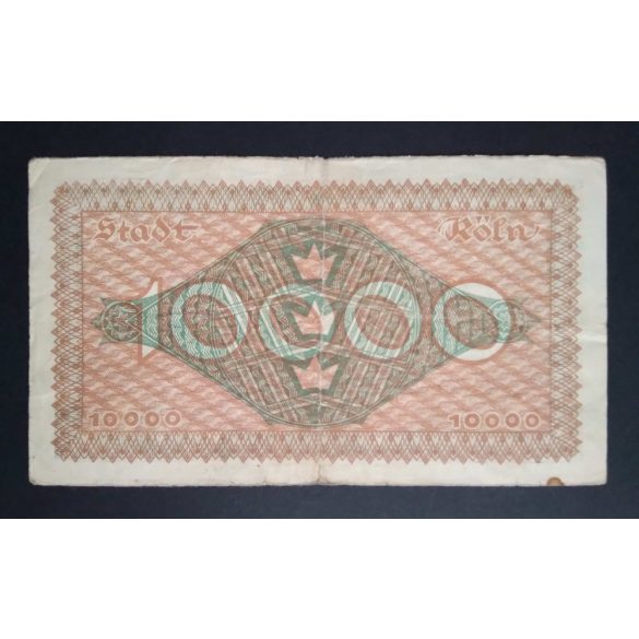 Germany 10000 Mark 1923 F Köln