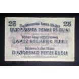 Germany, Poland, Lithuania 25 Rubles 1916 F