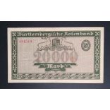 Germany 20000 Mark Stuttgart 1923 VF 