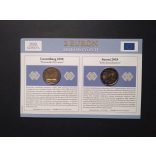 EU 2 Euro 2 db-os emlékérme szett Unc
