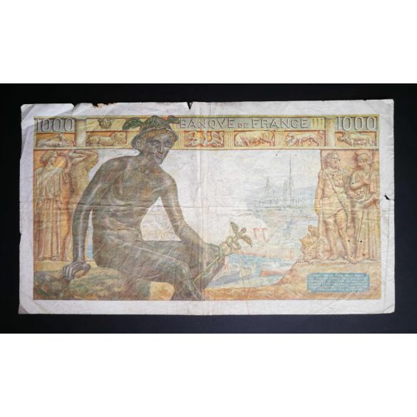 France 1000 Francs 1942 F-