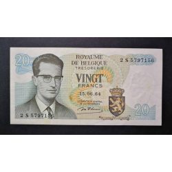 Belgium 20 Francs 1964 VF+