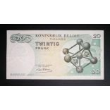 Belgium 20 Francs 1964 VF+