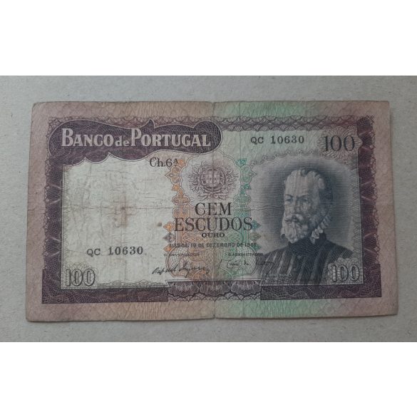 Portugal 100 Escudos 1961 VG