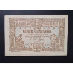 Portugália 20 Centavos 1922 XF