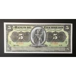 Mexikó Guerrero 5 Pesos 1906-1914 BANCO de GUERRERO "AMORTIZADO" perforáció UNC
