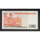 Peru 50 Intis 1987 UNC