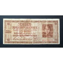 Ukraine 10 Karbowanez 1942 VG