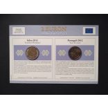 EU 2 Euro set of 2 Unc  Portugal 2012, Germany 2011