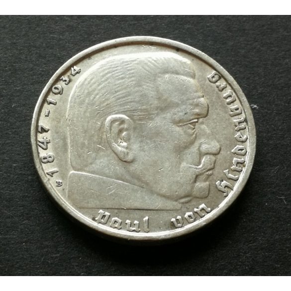 Németország 2 Márka 1938 8 g ezüst