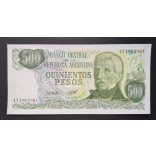 Argentina 500 Pesos 1979 Unc