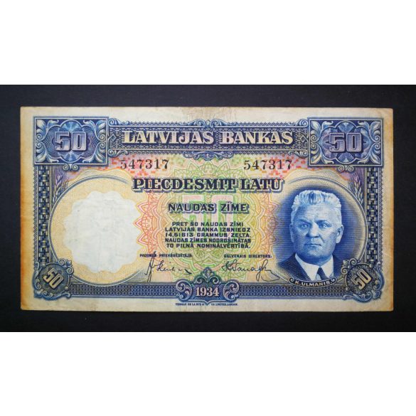 Lettország 50 Latu 1934 F