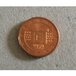 Malta 1 Euro Cent 2008 aUNC+