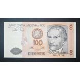 Peru 100 Intis 1987 Unc 