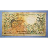 Madagaszkár 1000 Francs 1966 F-