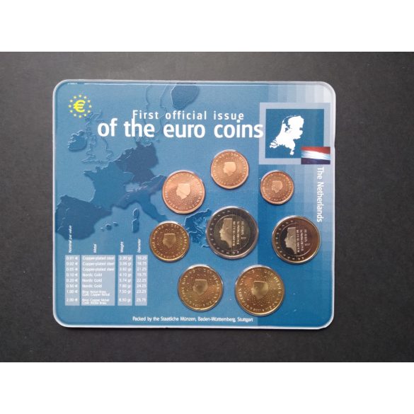 EU Euro set Unc Netherlands