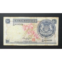 Szingapúr 1 Dollar 1972 F