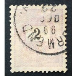   Hungary 1899 Letter, black cipher 2 kr. perf. 12 : 11 3/4 (K)ÖRMEND used