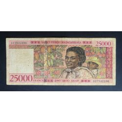 Madagaszkár 25000 Francs 1998 VG+