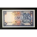 Uganda 5 Shillings 1966 UNC