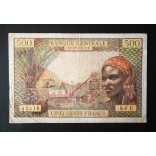 French Equatorial Africa 500 Francs 1963 P-4g Congo F
