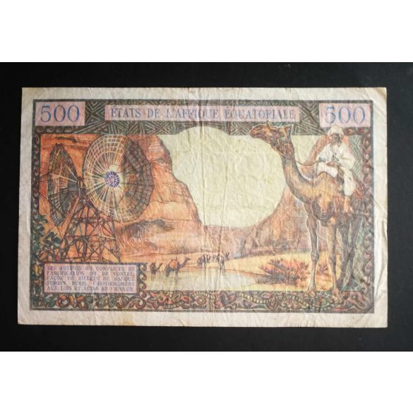 French Equatorial Africa 500 Francs 1963 P-4g Congo F
