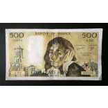 France 500 Francs 1987 VF