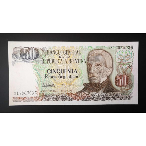 Argentína 50 Pesos 1985 Unc 