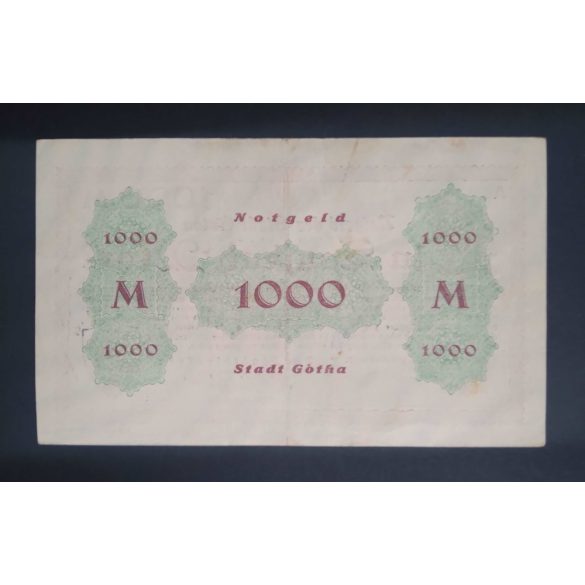 Németország Gotha 1000 Mark 1923 VF 