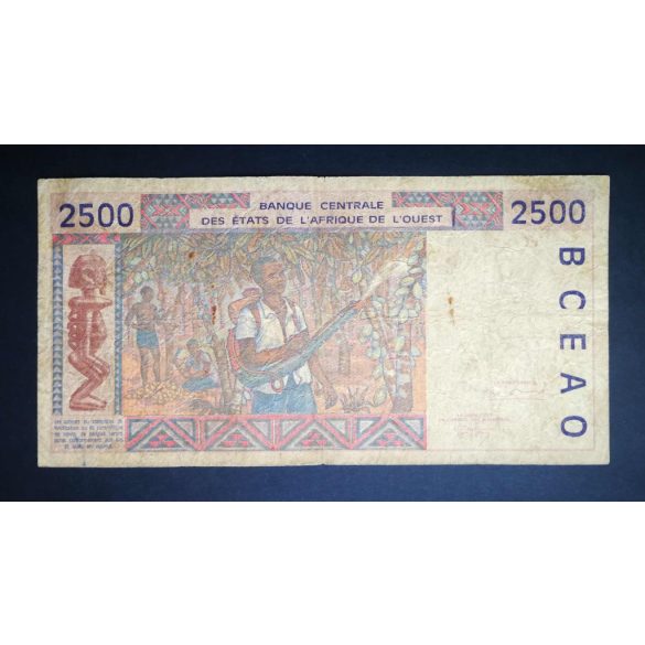 Nyugat-afrikai Államok Szenegál 2500 Francs 1994 VG+