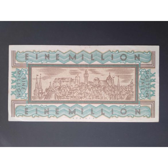 Germany 1 Million Mark Nürnberg 1923 VF 