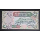 Libya 10 Dinars 2002 aUnc