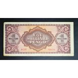 Hungary 1 billion Pengő 1946 F