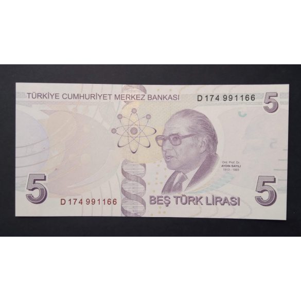 Turkey 5 Lira 2020 Unc