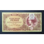 Hungary 10000 Pengő 1945 F
