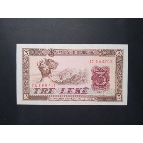 Albania 3 Leke 1964 Unc