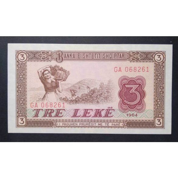 Albania 3 Leke 1964 Unc