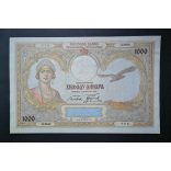 Yugoslavia 1000 Dinara 1931 Unc-