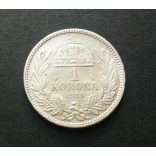 Hungary 1 Korona 1915 KB silver 5 g